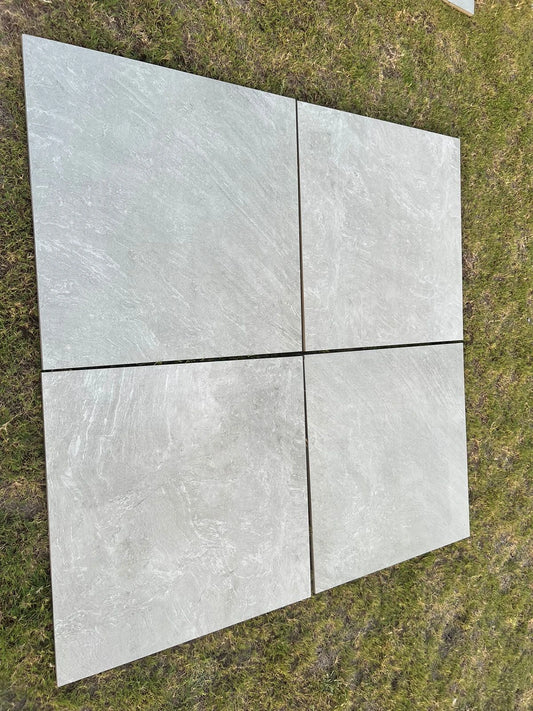 Earth Core Grey Outdoor Porcelain Paving Tiles – 900mm x 600mm – 20mm (21.6sqm)