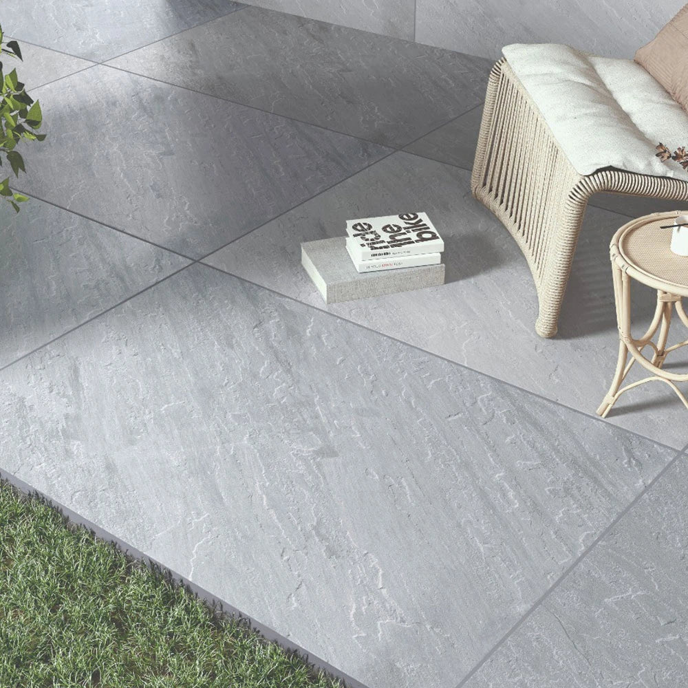 Kandla Grey Outdoor Porcelain Paving Tiles – 900mm x 600mm – 20mm (21.6sqm)