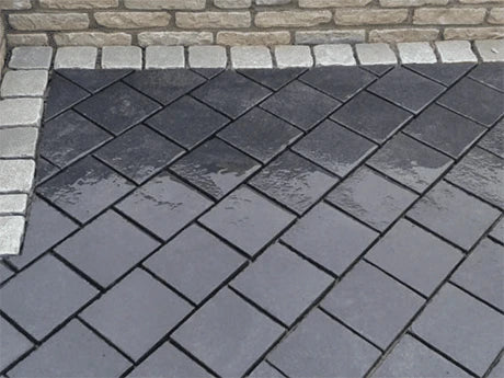 Lime Black Cobble Stone Set (100mm x 100mm) – 900 Cobbles (9m2 Pack)