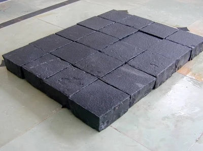 Lime Black Cobble Stone Set (100mm x 100mm) – 900 Cobbles (9m2 Pack)