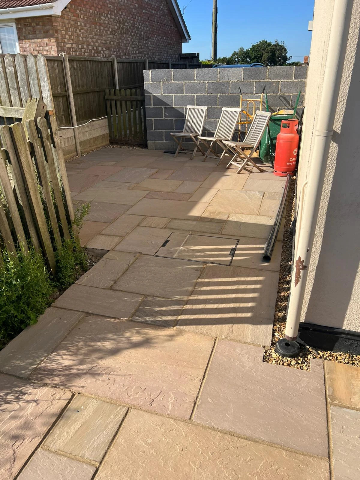 Raj Green Indian Sandstone Paving Slabs – Mixed – Patio Kit – 18mm (20.71sqm)